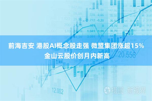 前海吉安 港股AI概念股走强 微盟集团涨超15% 金山云股价创月内新高